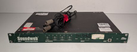 BSS Soundweb 9088iis networked signal processor unit - W 480 x D 300 x H 45mm