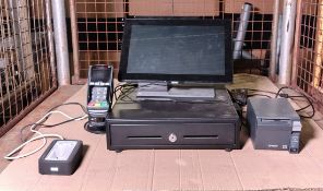 Retail Equipment - scanner, card reader, printer and touch screen - see description