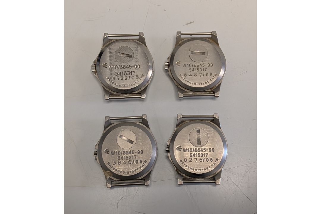 4x CWC W10-6645-99 British Army issue quartz wristwatches - full details in the description - Image 2 of 2