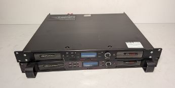 2x Lab Gruppen IPD2400 Audio amplifier units - SPARES OR REPAIRS information provided by the client