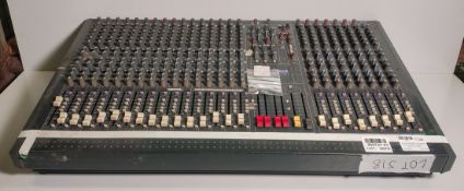 SoundCraft Spirit LX7 sound mixer console - W 850 x D 500 x H 170mm