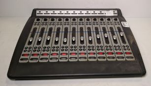Axia Audio Element Control Surface 12-faders for radio broadcast - W 640 x D 520 x H 115mm