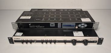 Yamaha MA2120 power amplifier & StairVille DM44 DMX Manager 4/4 splitter - see description