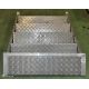 MILOS adjustable aluminium stairs - W 1000 x D 270 x H 1240mm - Image 1 of 4