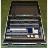 Pearl 2010 - Stage moving light controller unit with Black/silver flight case - spares or repairs