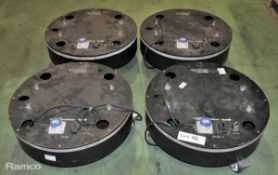 4x ShowTec portable outdoor inflatable dome, 230V 140W - W 630 x D 630 x H 260mm
