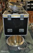 2x Robe Patt 2013 Eye Candy 750W effect lights in flight case