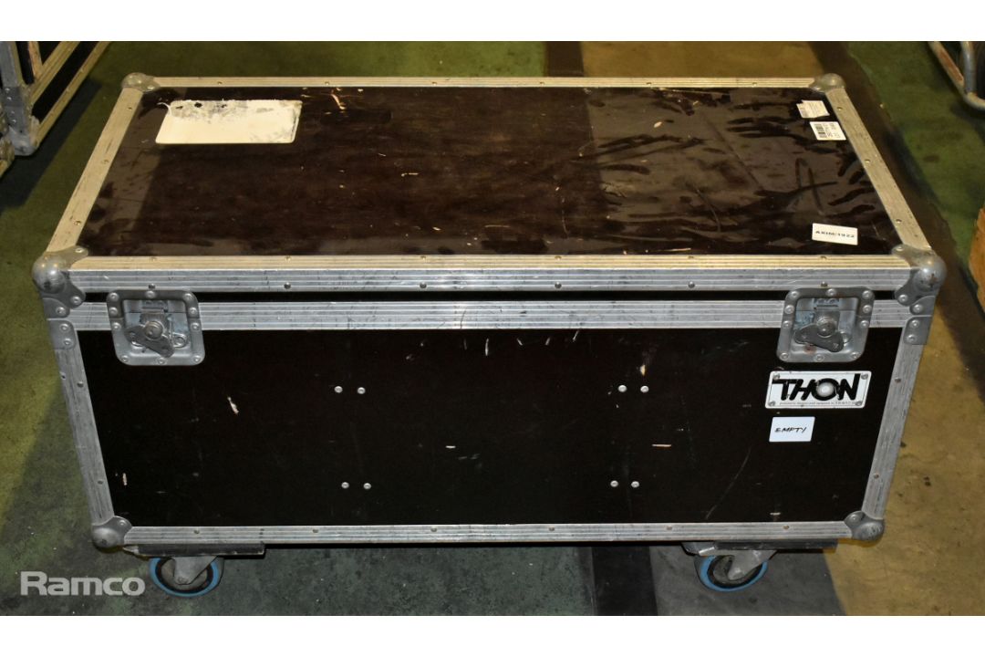 Thomann black wheeled flight case - Empty - W 1020 x D 520 x H 570mm - Image 4 of 4