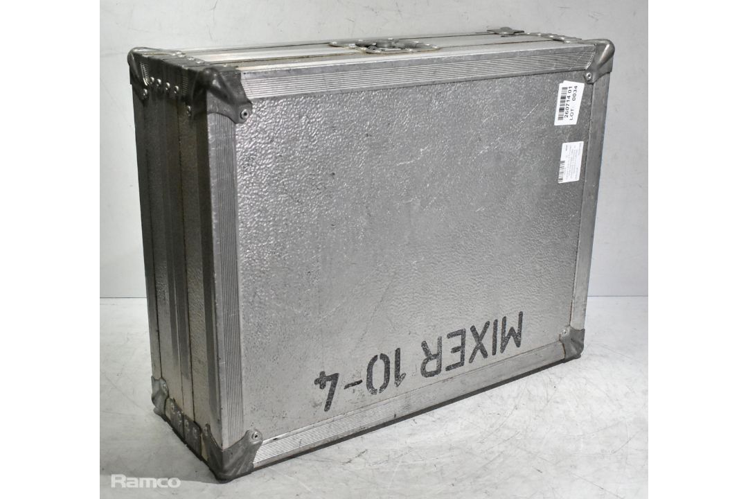 Citronic CDM 10:4 DJ mixer silver flight case - case dimensions: L 550mm x W 420mm x H 190mm - Image 7 of 7