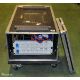 APC SURT5000XLI power supply with 2x Olson 7-IED distribution panel within wheeled flight case - Image 1 of 7