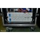 APC SURT5000XLI power supply with 2x Olson 7-IED distribution panel within wheeled flight case - Image 2 of 7