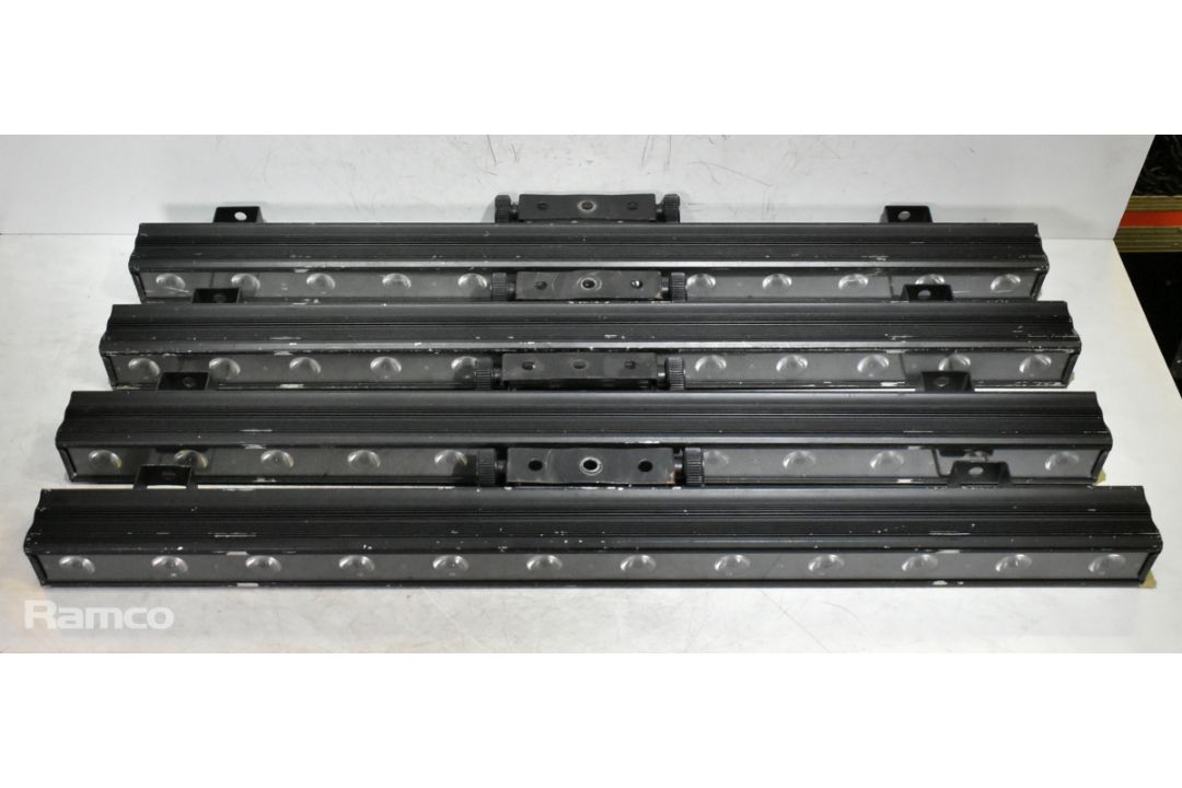 16x Chauvet Colorband Pix in 5 Star wheeled flight case - W 1200 x D 600 x H 710mm - Image 9 of 16