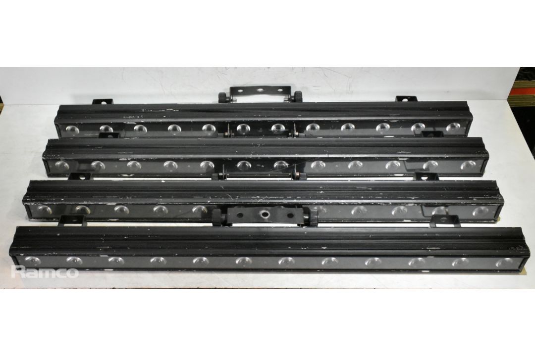 16x Chauvet Colorband Pix in 5 Star wheeled flight case - W 1200 x D 600 x H 710mm - Image 3 of 16