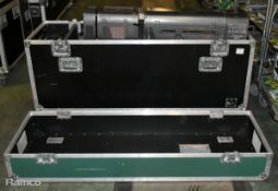1x Robert Juliat Ivanhoe 2500W Followspot light with stand c/w iris, dimmer, ballast, ballast cable