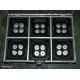 6x Chauvet DJ FreedomPar Quad-4IP battery uplighters in flight case - Image 2 of 13
