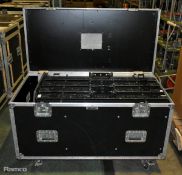 16x Chauvet Colorband Pix in 5 Star wheeled flight case - W 1200 x D 600 x H 710mm