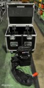 1x LIFTKET SK070/17 2000kg Electric chain hoist 18m (DOM 2019) in wheeled flight case