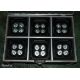 6x Chauvet DJ FreedomPar Quad-4IP battery uplighters in flight case - Image 3 of 13