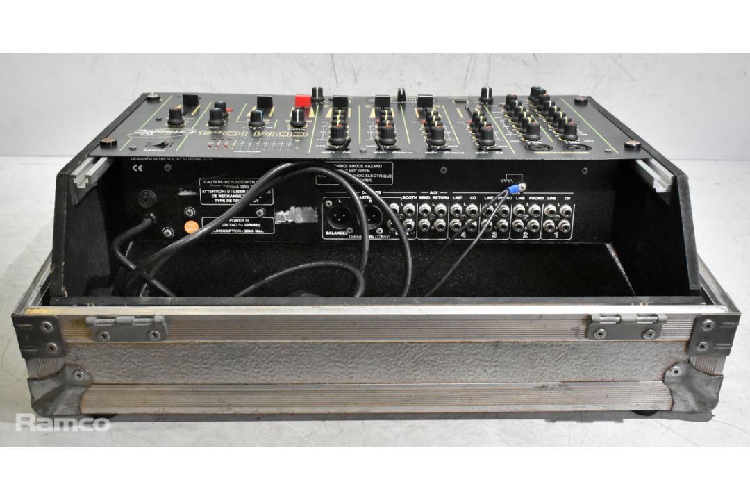 Citronic CDM 10:4 DJ mixer silver flight case - case dimensions: L 550mm x W 420mm x H 190mm - Image 5 of 7