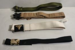 65x British Forces belts - various types and sizes