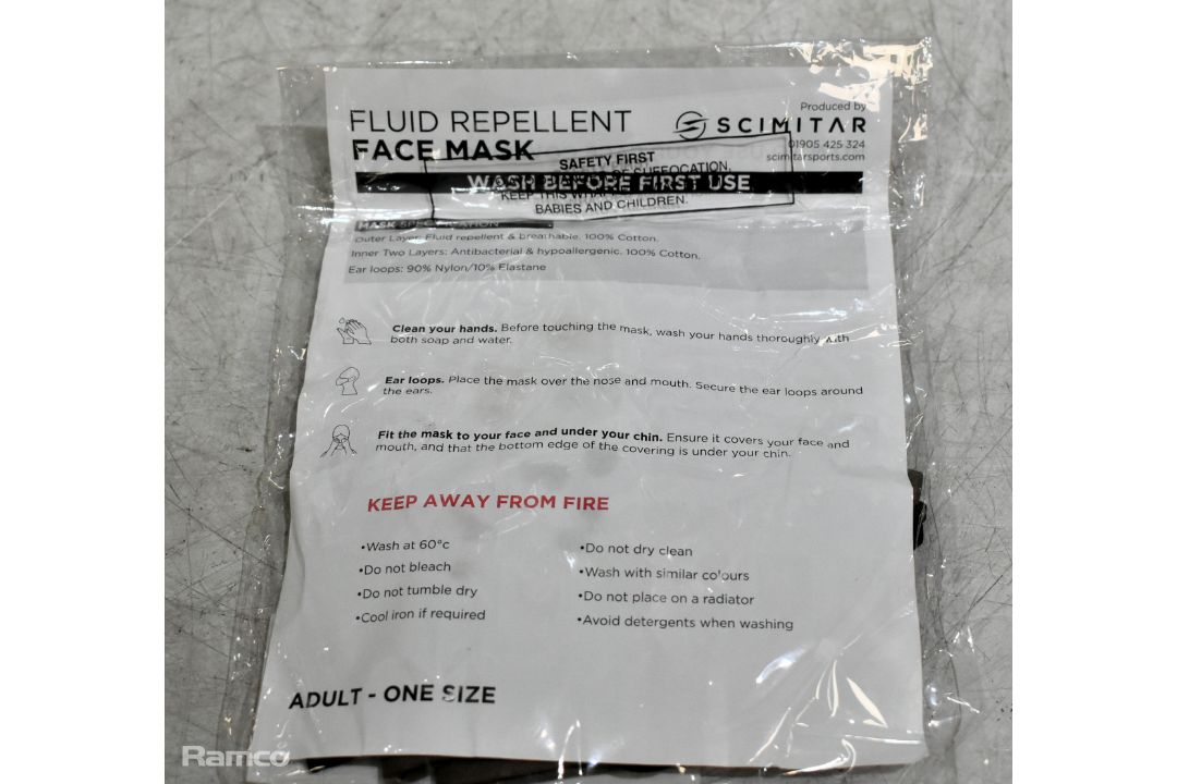 98x packs of 3 face masks - Image 3 of 7