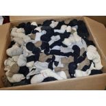 Various mixed socks - various sizes - paired & unpaired - unknown quantity - 163 kg