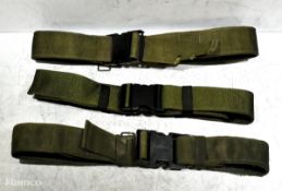 45x British Forces belts - various types and sizes