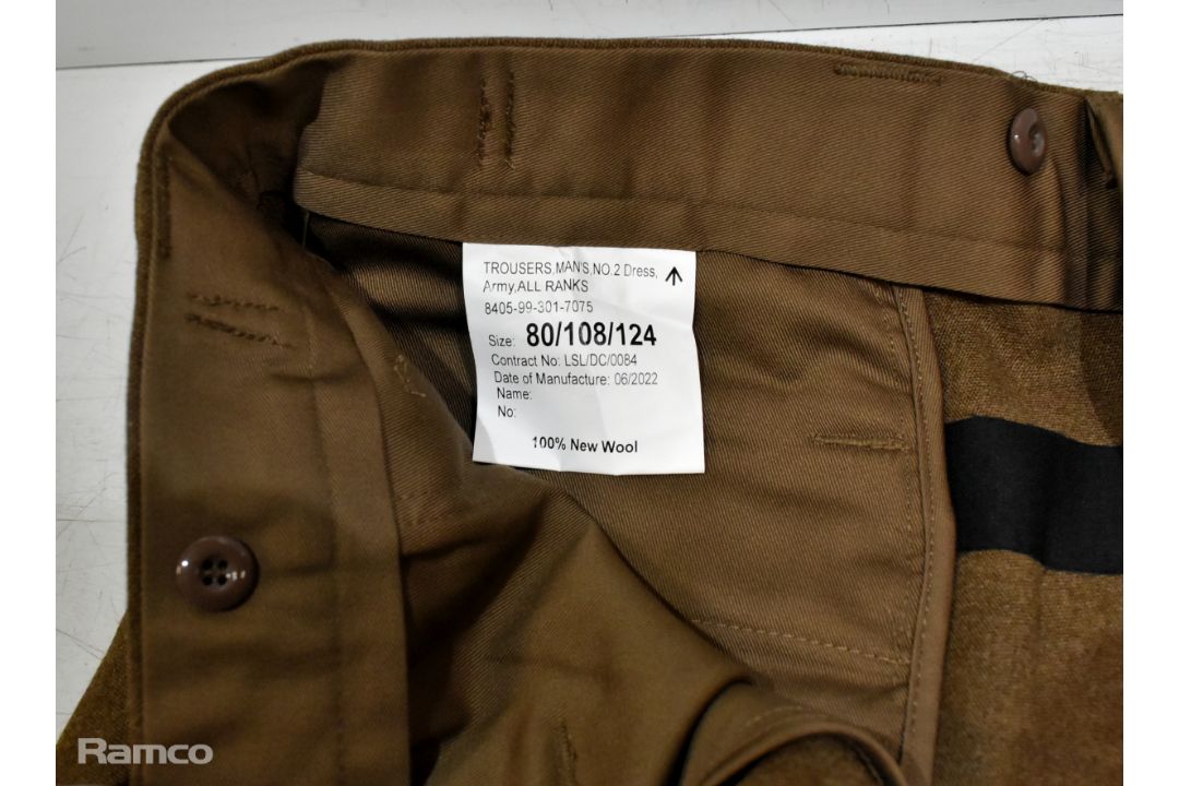 13x Men's no 2 brown dress trousers - mixed sizes - Image 4 of 8