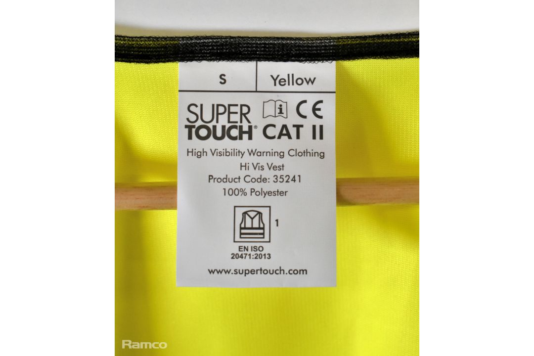 120x High visibility vests - mixed sizes - Image 3 of 7