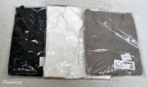 3x White maternity dresses, 3x Maternity dresses - stone, Blue maternity dress