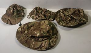 79x British Army MTP mixed hats - cold weather, tropical and combat - mixed sizes