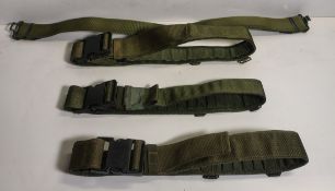 40x British Forces belts - various types and sizes