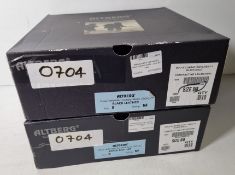 2x pairs of Altberg men's high liability black combat boots - size 8M