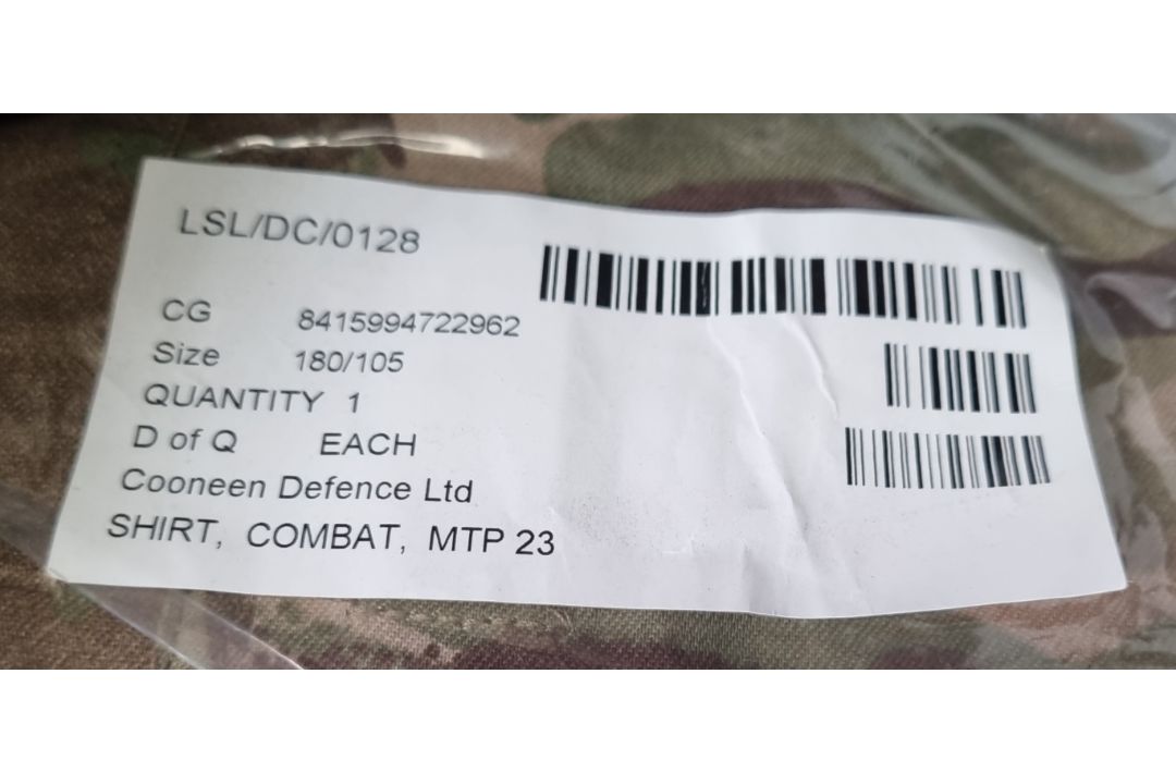 45x MTP combat jackets, 18x MTP 23 Combat shirts, 7x BallyClare aircrew MK3 suit jackets - Image 6 of 33
