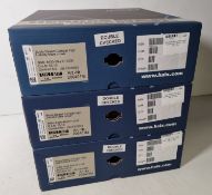 3x pairs of Haix High liability men's desert combat boots - Brown - Size 6M
