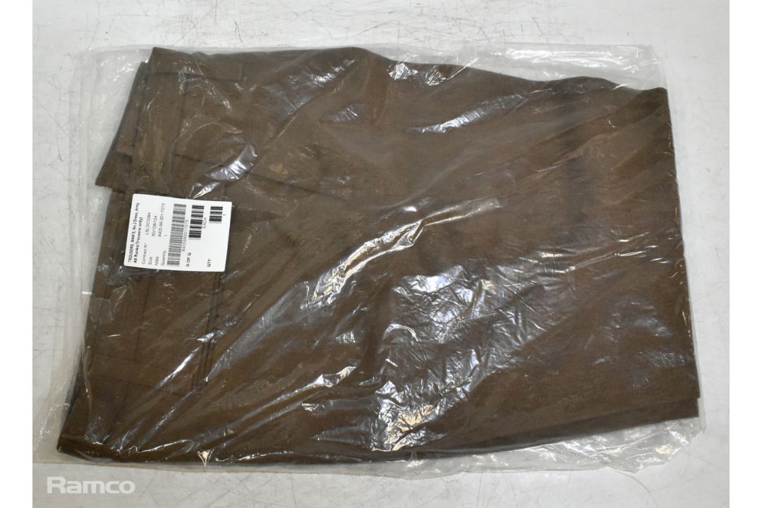 13x Men's no 2 brown dress trousers - mixed sizes - Image 7 of 8