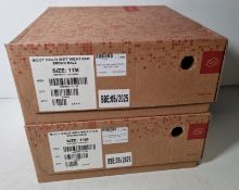 2x pairs of Iturri cold wet weather boots - Brown - male - size 11M