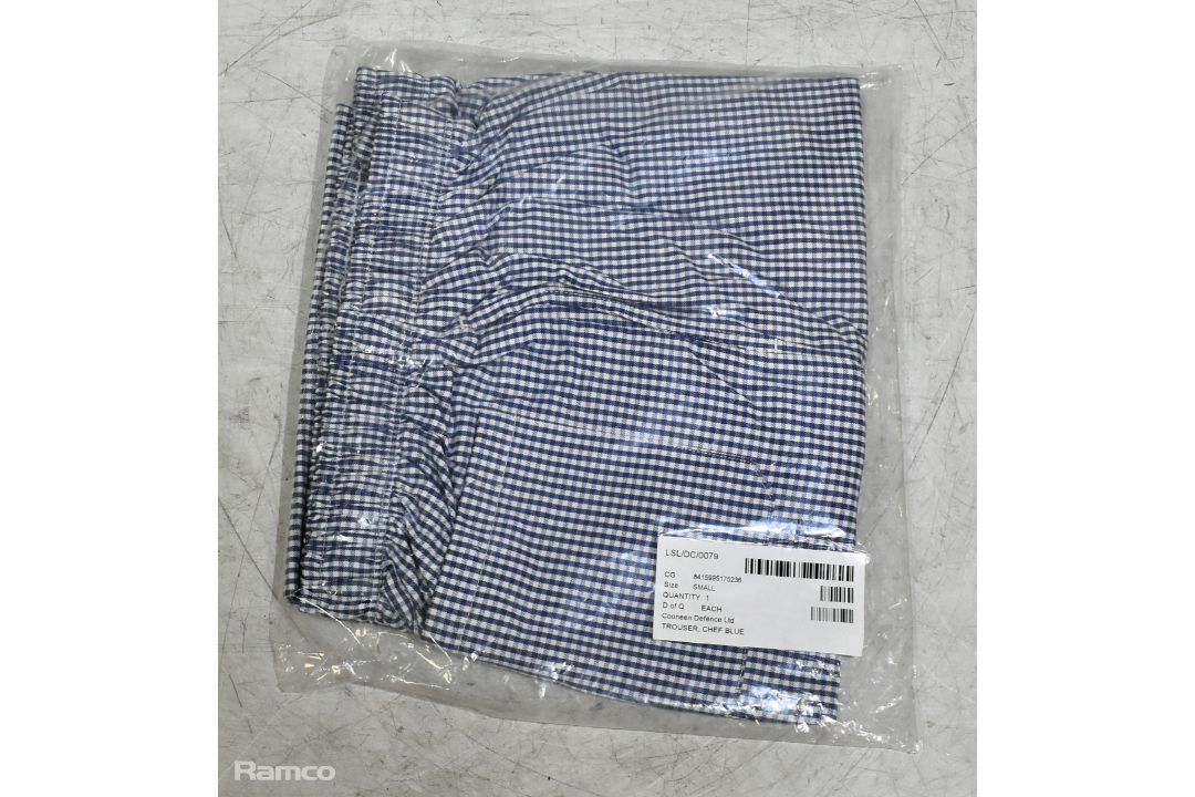 23x Chef trousers - Blue - mixed sizes - Image 5 of 6