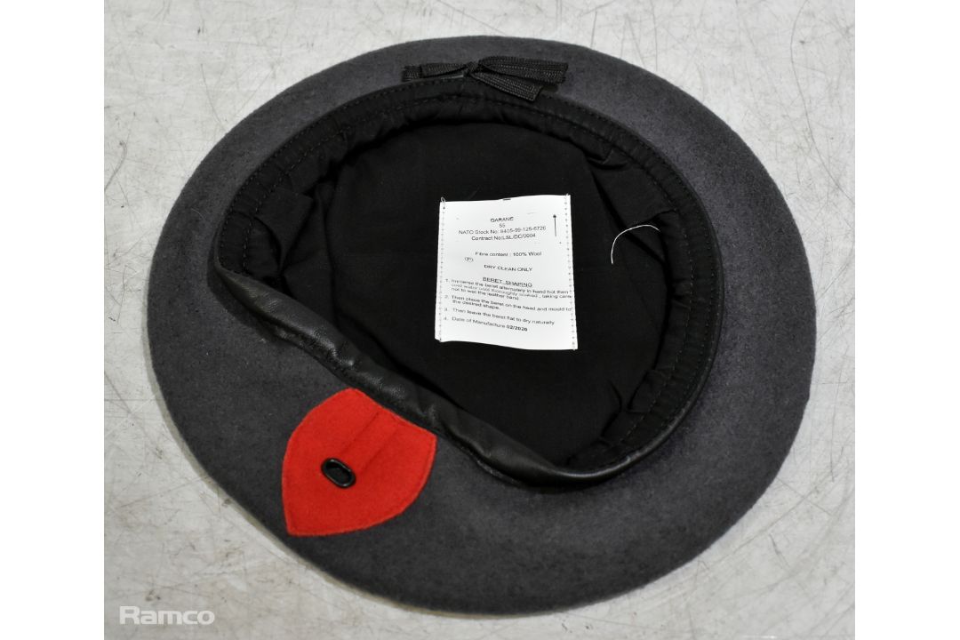 80x Queen Alexandra's Royal Army Nursing Corps grey berets - mixed sizes - Image 2 of 6
