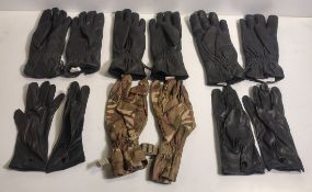31x British Forces paired gloves - mixed styles & mixed sizes
