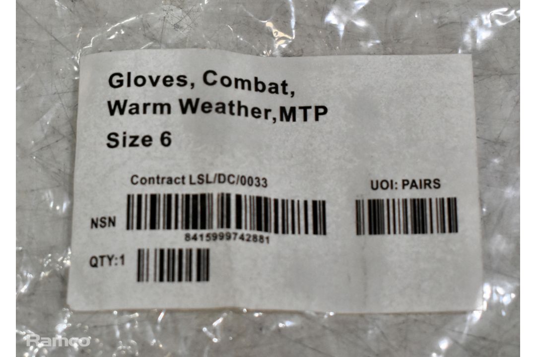 85x pairs of mixed gloves to include - leather, heavy duty, combat - Image 3 of 11