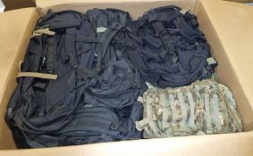 Mixed bags - rucksacks, holdalls - may require repair or be as spares - 146 kg - see pictures