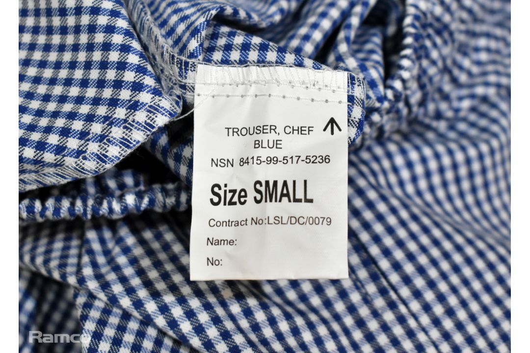 23x Chef trousers - Blue - mixed sizes - Image 4 of 6
