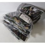 14x DPM woodland lightweight combat jackets, 35x DPM Woodland lightweight combat trousers