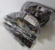 14x DPM woodland lightweight combat jackets, 35x DPM Woodland lightweight combat trousers