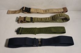 70x British Forces belts - various types and sizes