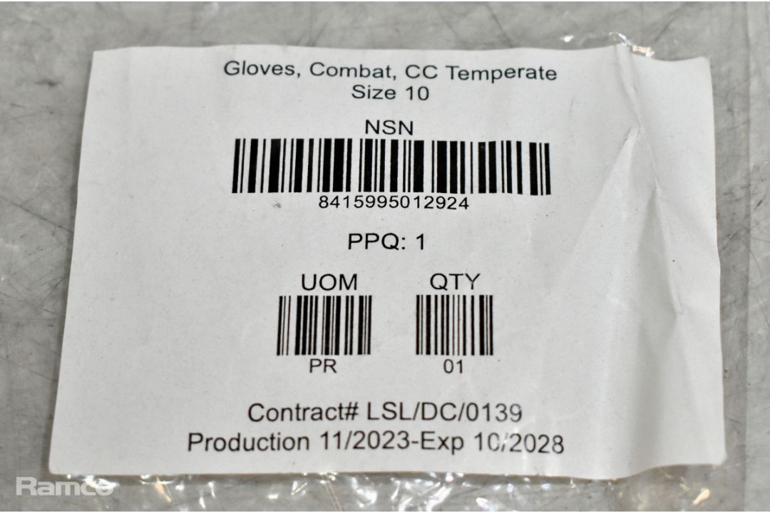 85x pairs of mixed gloves to include - leather, heavy duty, combat - Image 7 of 11