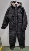 Extreme cold weather technicians black coverall - see pictures for size