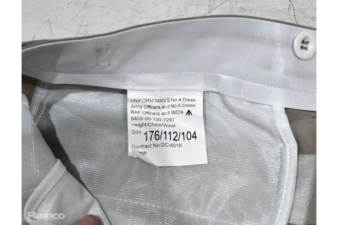 40x Men's no 4 officer dress, RAF no 6 dress uniform jacket and trousers - Grey - Image 8 of 13