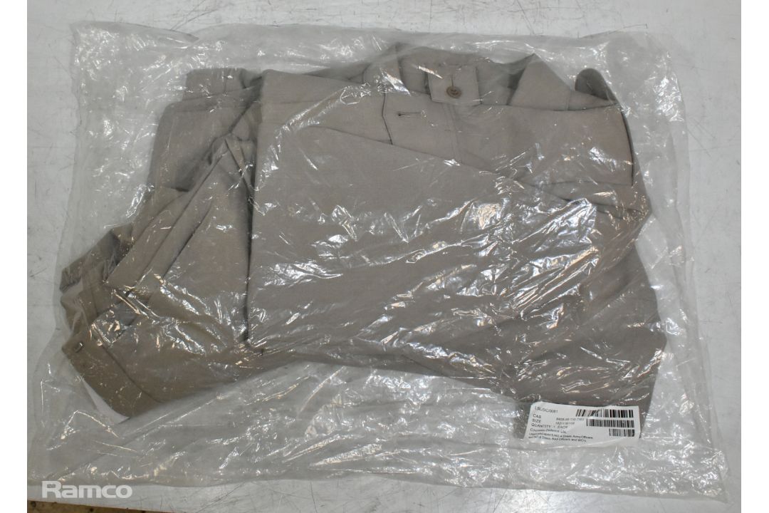 40x Men's no 4 officer dress, RAF no 6 dress uniform jacket and trousers - grey - Image 11 of 12